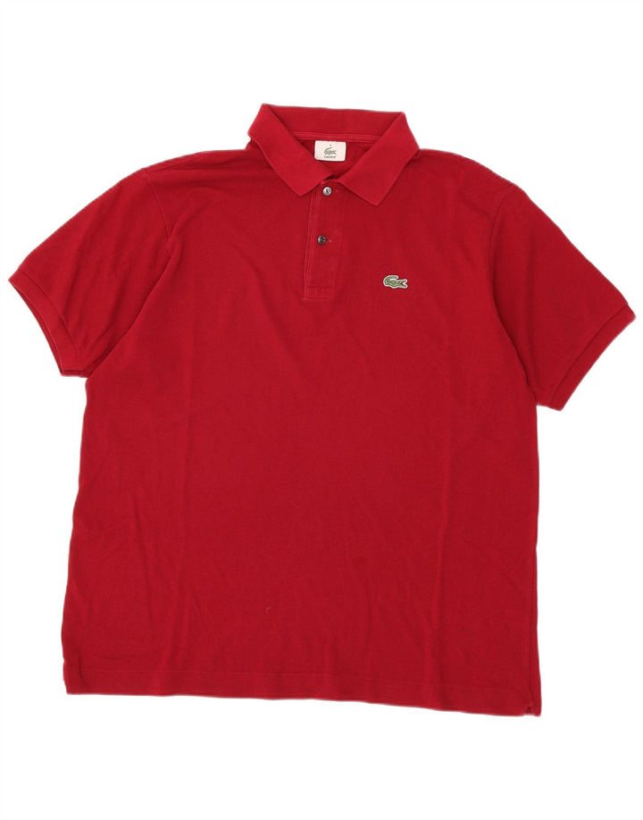 Ανδρικό μπλουζάκι πόλο LACOSTE 6 XL Κόκκινο βαμβακερό