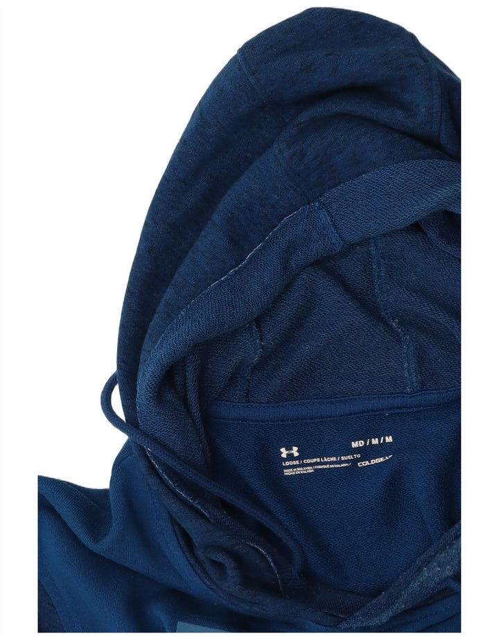 UNDER Armour Ανδρικό Cold Gear Graphic Hoodie Jumper Medium Blue Flecked