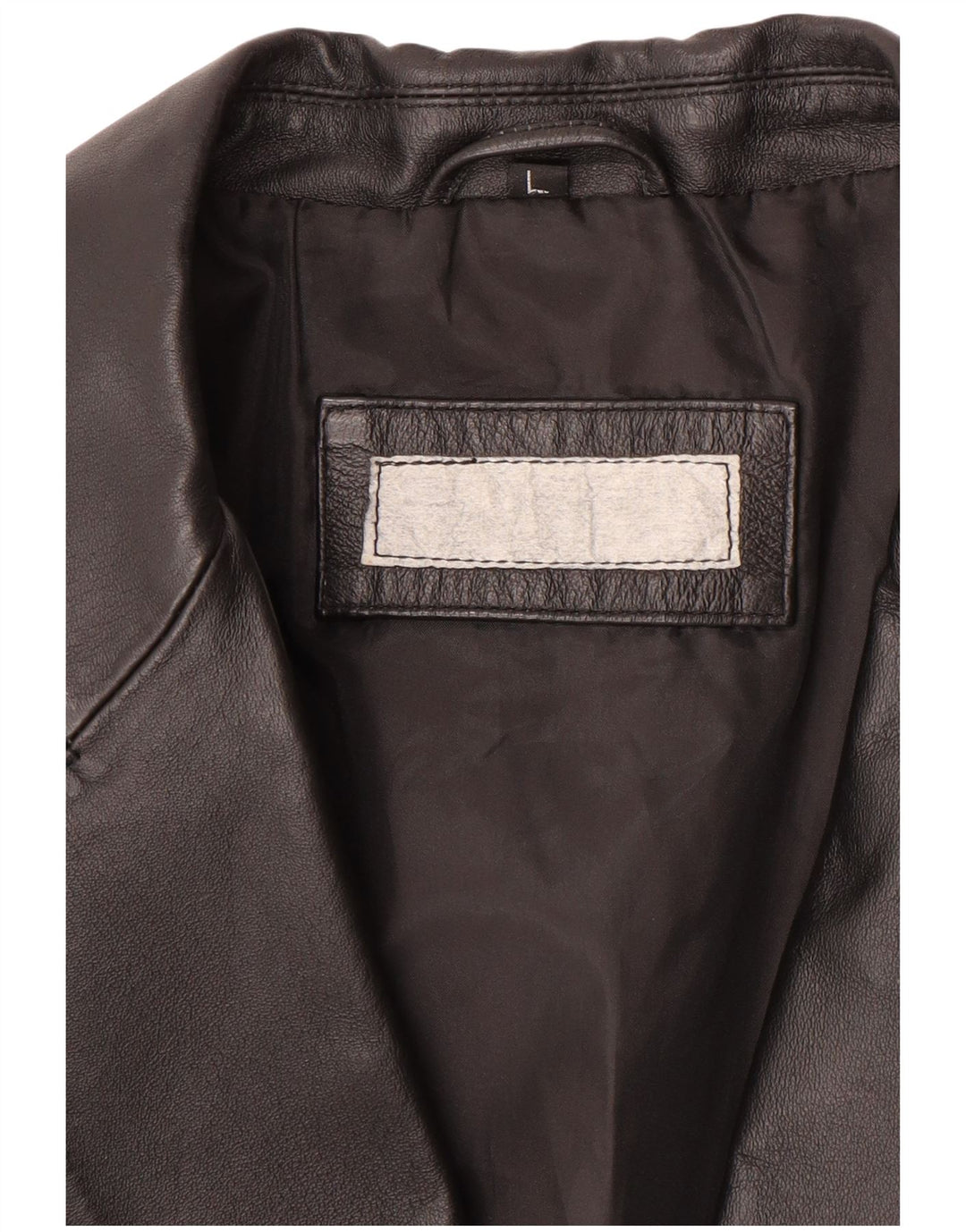 VINTAGE Ανδρικό δερμάτινο μπλέιζερ τζάκετ UK 40 μεγάλο μαύρο