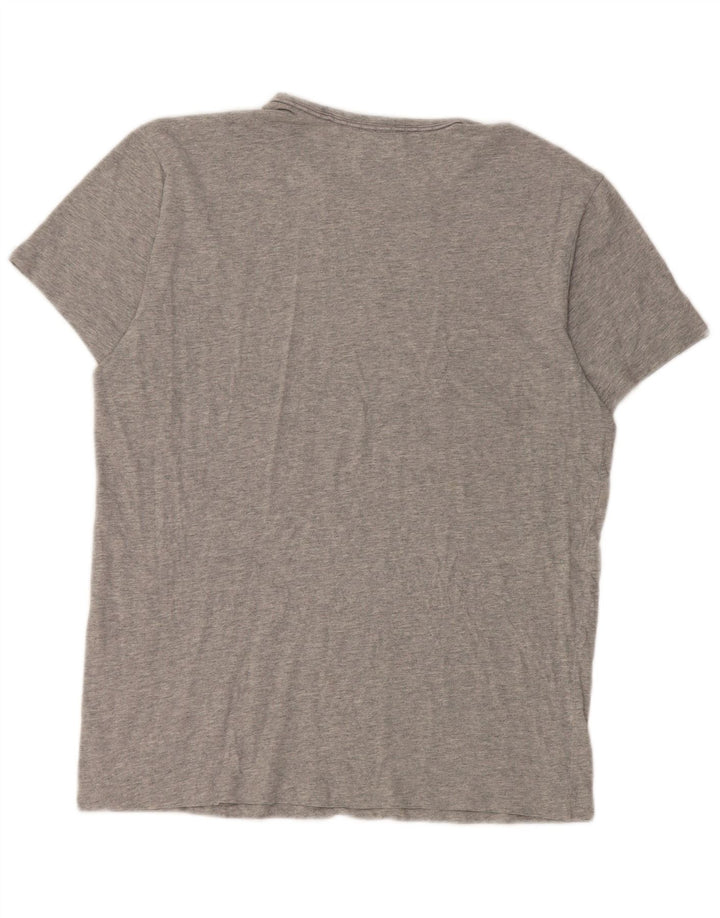 Ανδρικό T-Shirt Calvin Klein Τοπ μεσαίου γκρι βαμβακερό