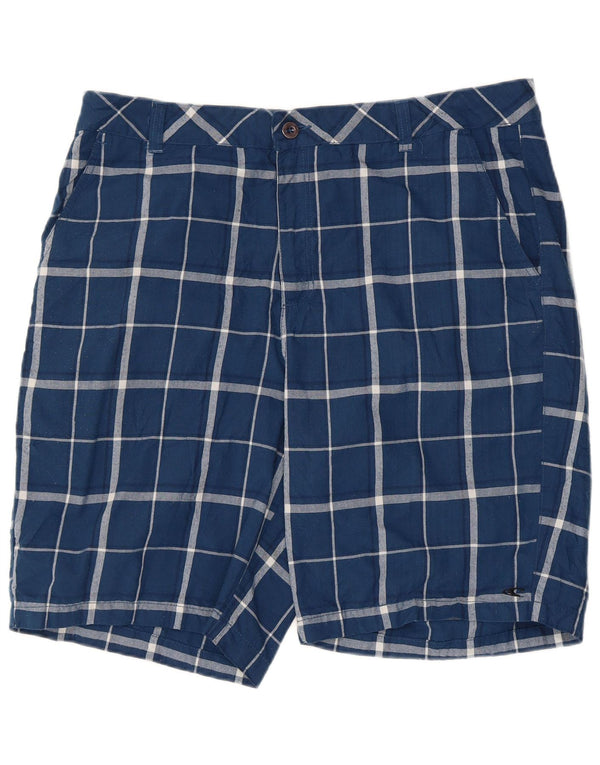 Ανδρικό σορτς Chino O'Neill W38 XL Blue Check Polyester