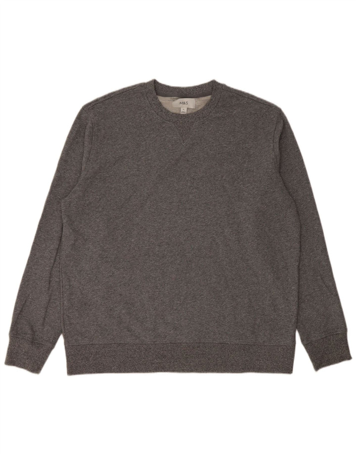 Ανδρικό φούτερ Marks & Spencer Jumper XL Γκρι βαμβακερό