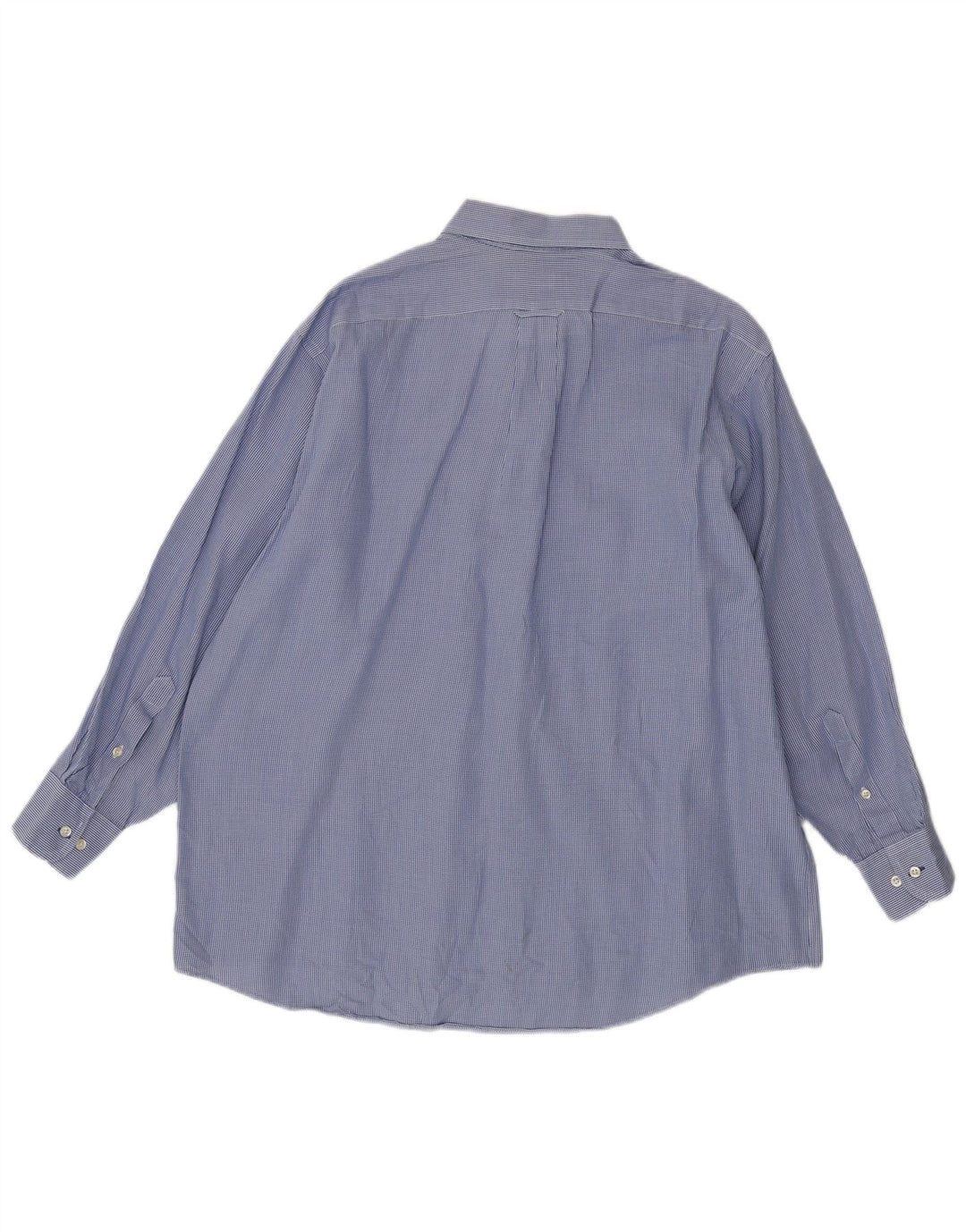 Ανδρικό πουκάμισο Izod Checked Regular Fit Size 17 XL Blue Houndstooth βαμβακερό