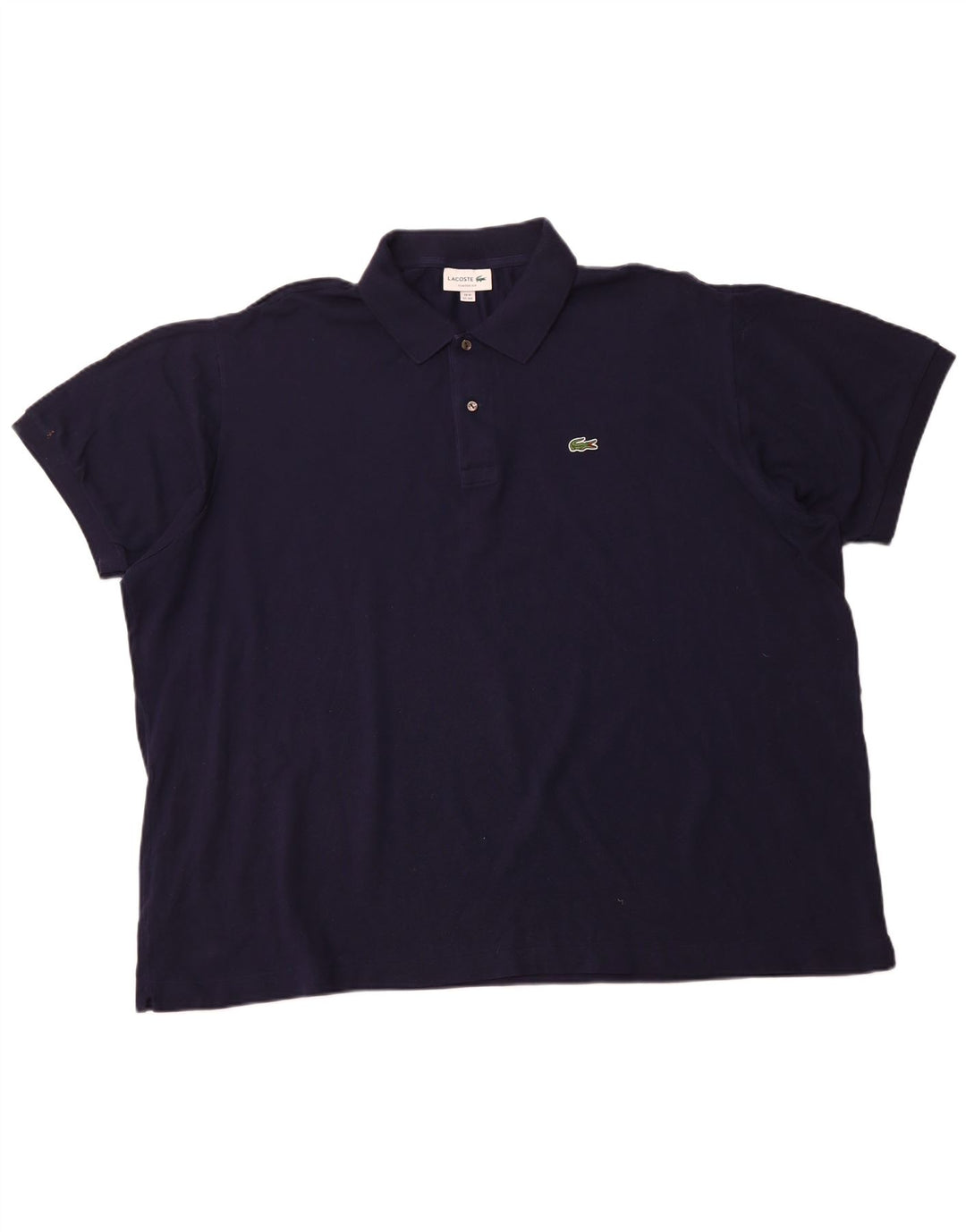 Ανδρικό μπλουζάκι πόλο LACOSTE κλασικό νούμερο 10 5XL Navy Blue βαμβακερό