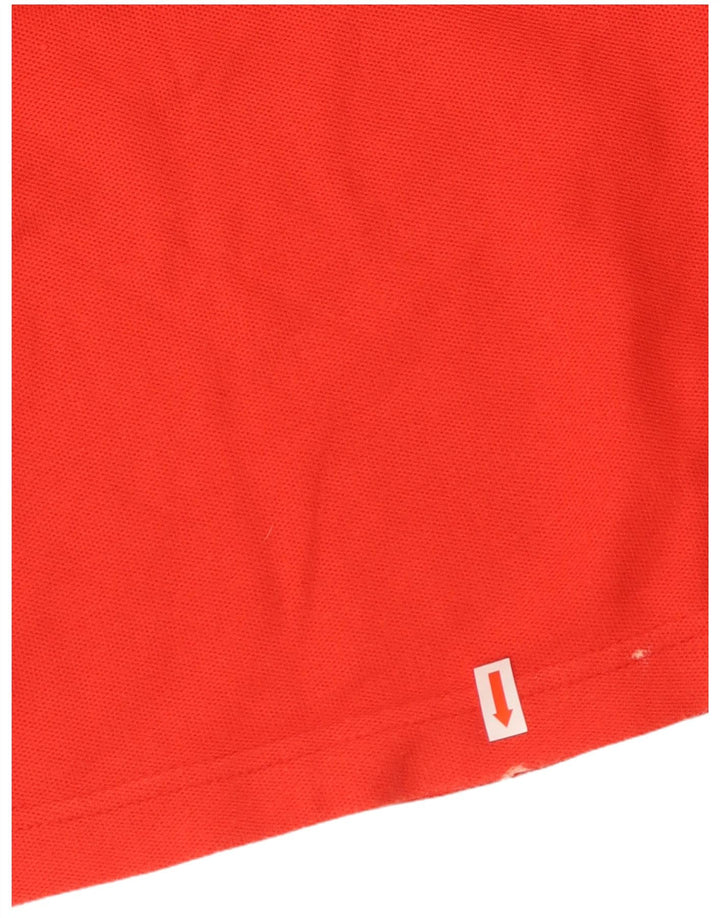 Γυναικείο αμάνικο μπλουζάκι πόλο FILA IT 46 μεγάλο κόκκινο βαμβακερό