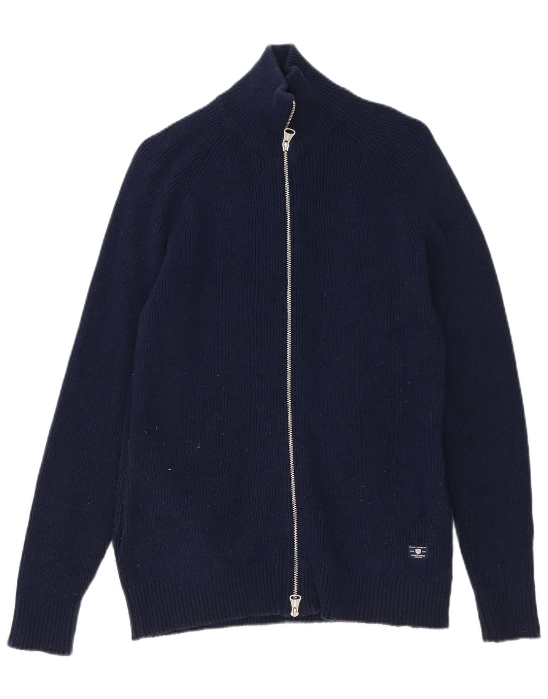 Jack & Jones Ανδρική ζακέτα πουλόβερ μεσαίου μπλε βαμβακερό