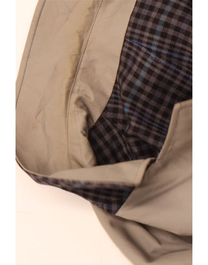 DIOLEN Ανδρική αναστρέψιμη καμπαρντίνα UK 40 Large Grey Check Polyester