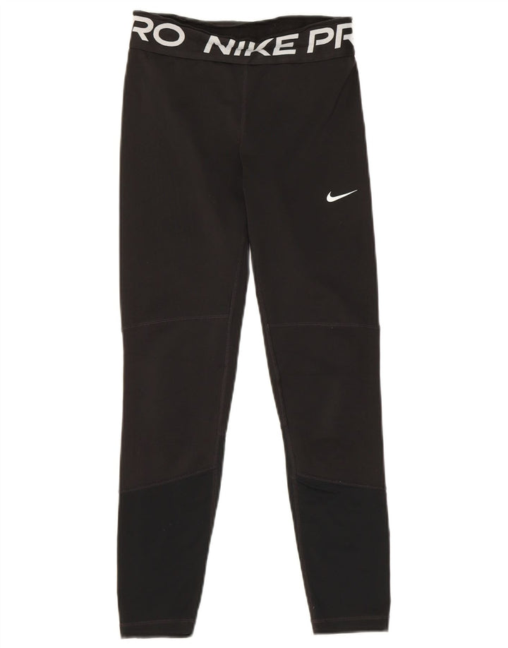 Γραφικά κολάν Nike Boys Dri Fit 10-11 ετών Medium Black Colorblock