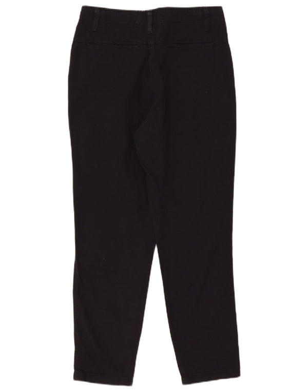 Zara Γυναικείο Slim παντελόνι Chino EU 36 Small W26 L27 Navy Blue Cotton