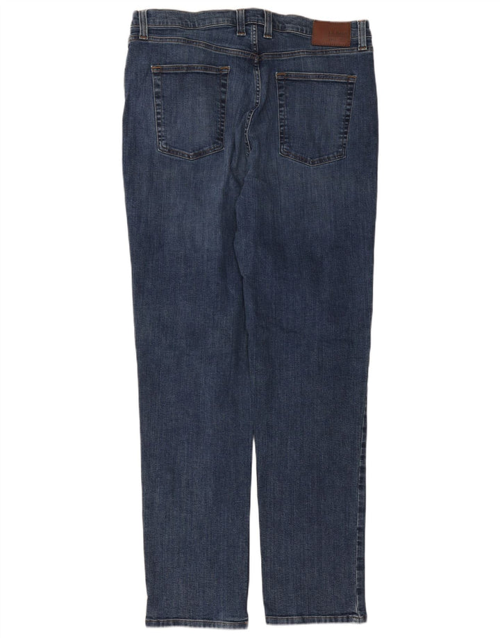 L.L.BEAN Ανδρικό Slim Jeans W38 L34 Μπλε Βαμβακερό