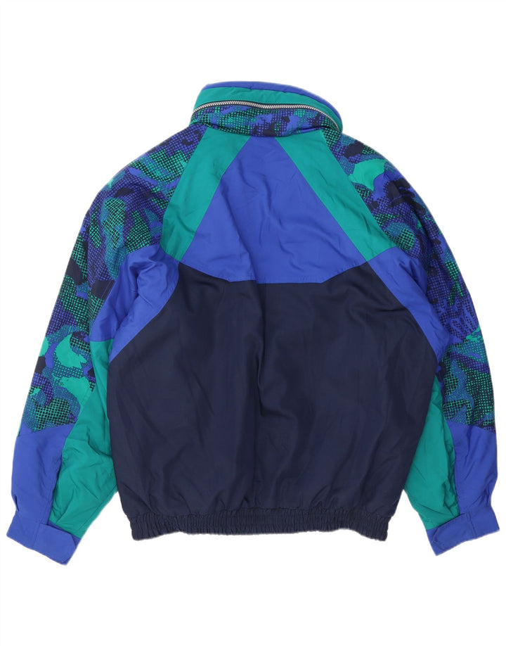 Ανδρικό μπουφάν FILA με κουκούλα με κουκούλα IT 50 Medium Navy Blue Colourblock