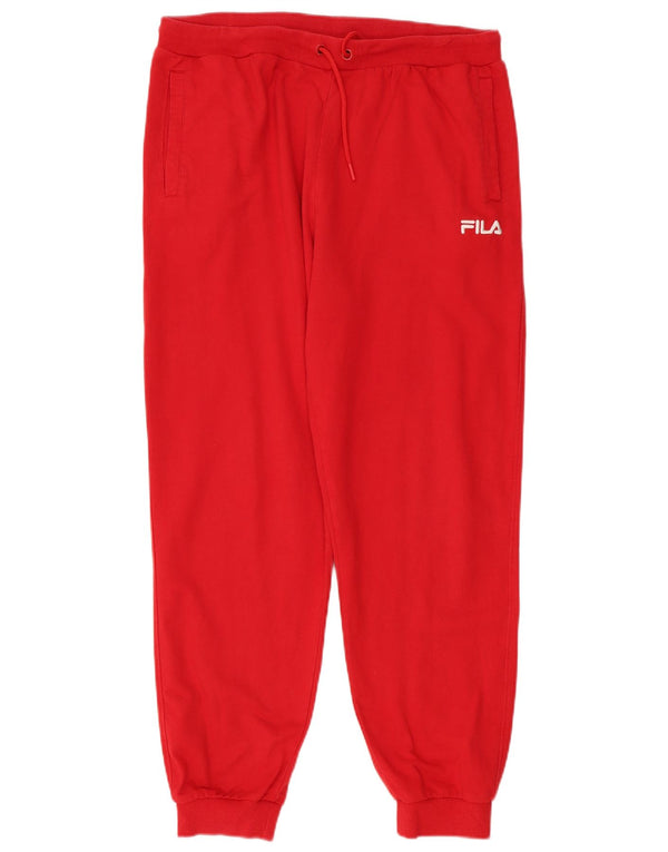 Fila Γυναικεία αθλητική φόρμα Παντελόνι Joggers UK 18 XL Red Cotton