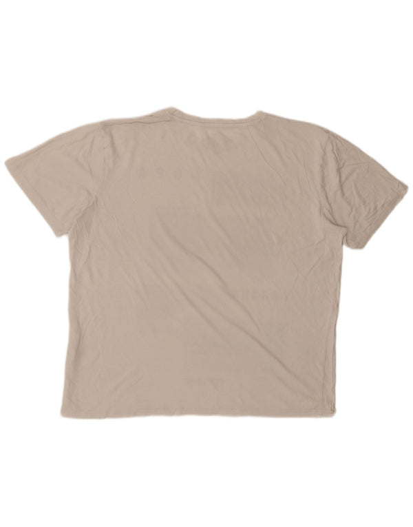 JACK & JONES Ανδρικό γραφικό T-Shirt Top XL Λευκό βαμβακερό