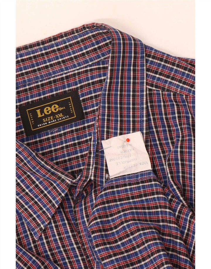 Ανδρικό πουκάμισο Lee 2XL Πολύχρωμο βαμβακερό Gingham