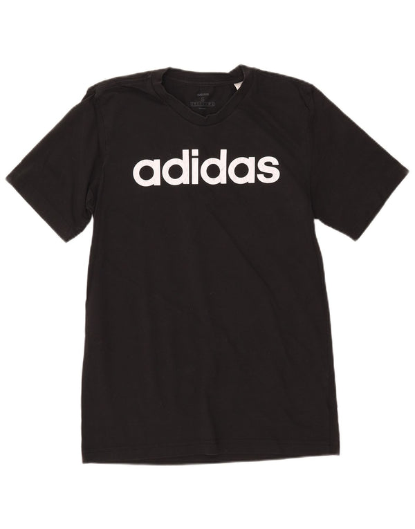 Ανδρικό γραφικό T-Shirt ADIDAS Top Small Black Βαμβακερό