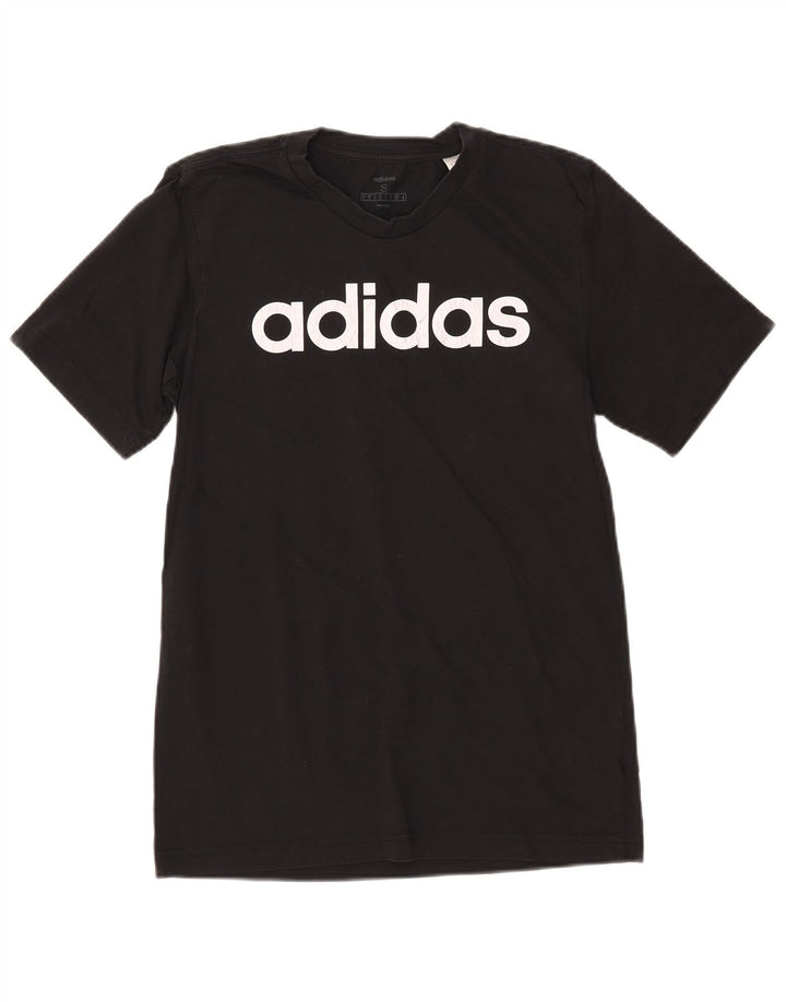 Ανδρικό γραφικό T-Shirt ADIDAS Top Small Black Βαμβακερό