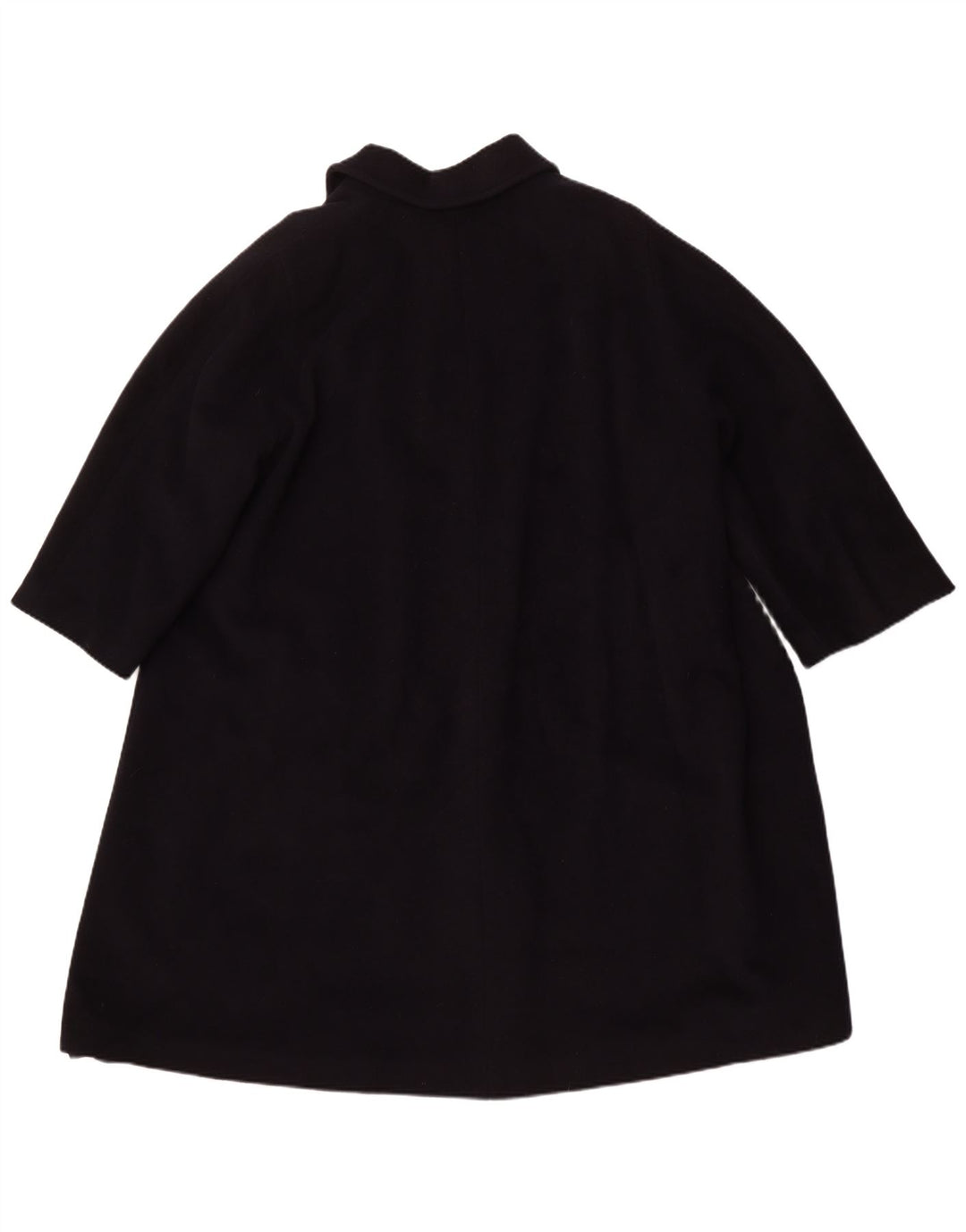 LUISA SPAGNOLI Γυναικείο Oversized Πανωφόρι UK 16 Large Navy Blue Virgin Wool