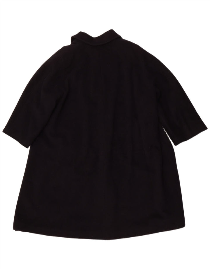 LUISA SPAGNOLI Γυναικείο Oversized Πανωφόρι UK 16 Large Navy Blue Virgin Wool