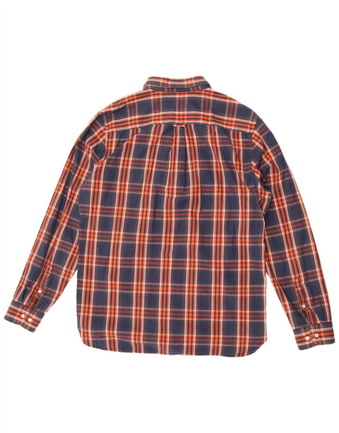Ανδρικό φανελένιο πουκάμισο Superdry 2XL Navy Blue Check Cotton