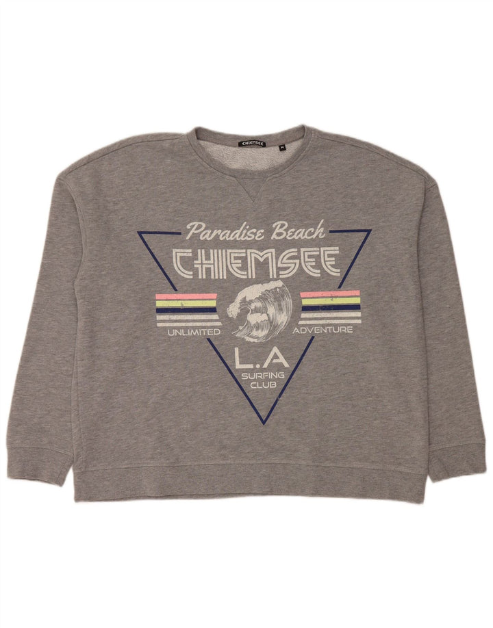 Γυναικεία γραφική φούτερ Chiemsee Jumper UK 14 Medium Grey Flecked