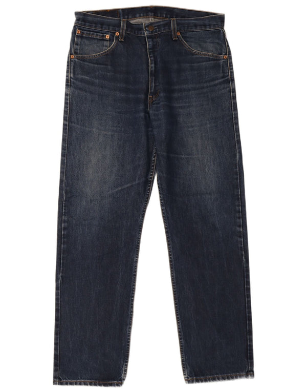 Levi's Mens 521 Tapered Jeans W36 L32 Blue Cotton