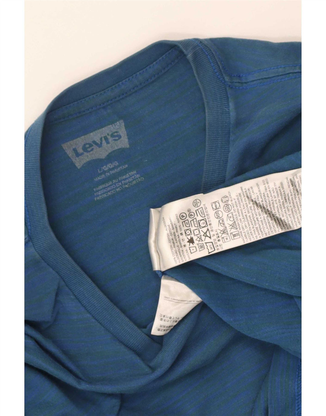 Ανδρικό τοπ Levi's μακρυμάνικο μεγάλο βαμβακερό με ρίγες