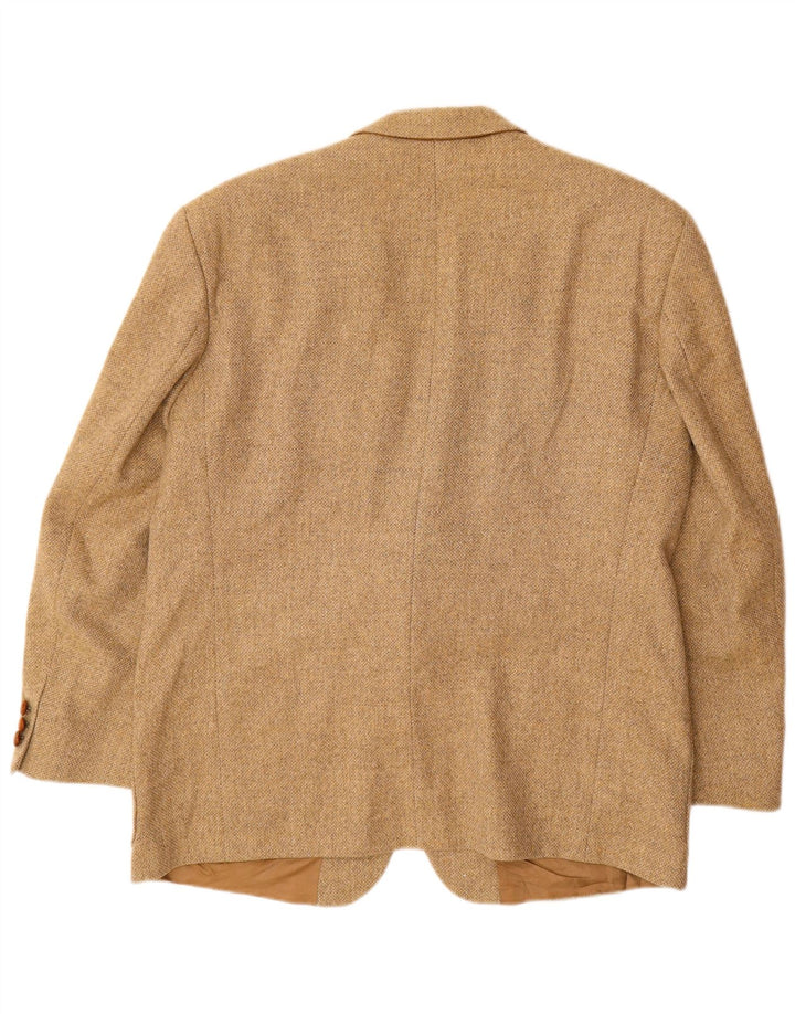 PLACE VENDOME Ανδρικό σακάκι με 2 κουμπιά σακάκι UK 40 Μεγάλο μπεζ μαλλί