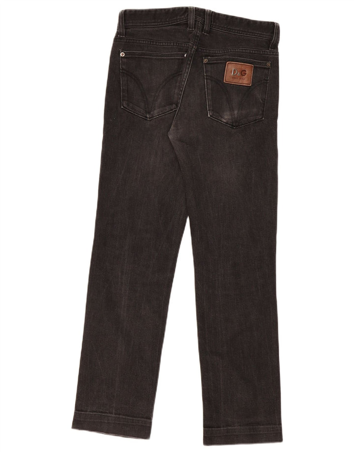 Dolce & Gabbana Γυναικείο Slim Jeans W31 L31 Μαύρο βαμβακερό