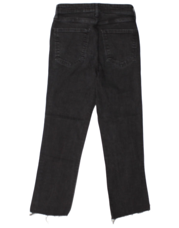 Zara γυναικείο τζιν ψηλόμεσο EU 38 Small W28 L25 μαύρο βαμβακερό