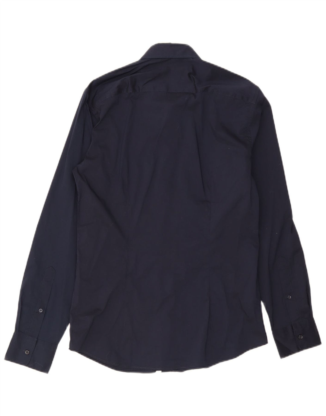 Ανδρικό Πουκάμισο Benetton Μικρό Βαμβακερό Navy Blue