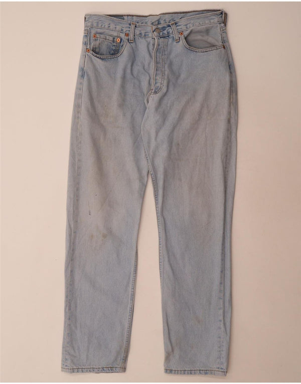 Levi's Mens 517 Straight Jeans W34 L32 Μπλε Βαμβακερό