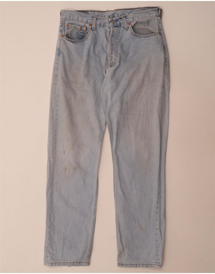 Levi's Mens 517 Straight Jeans W34 L32 Μπλε Βαμβακερό