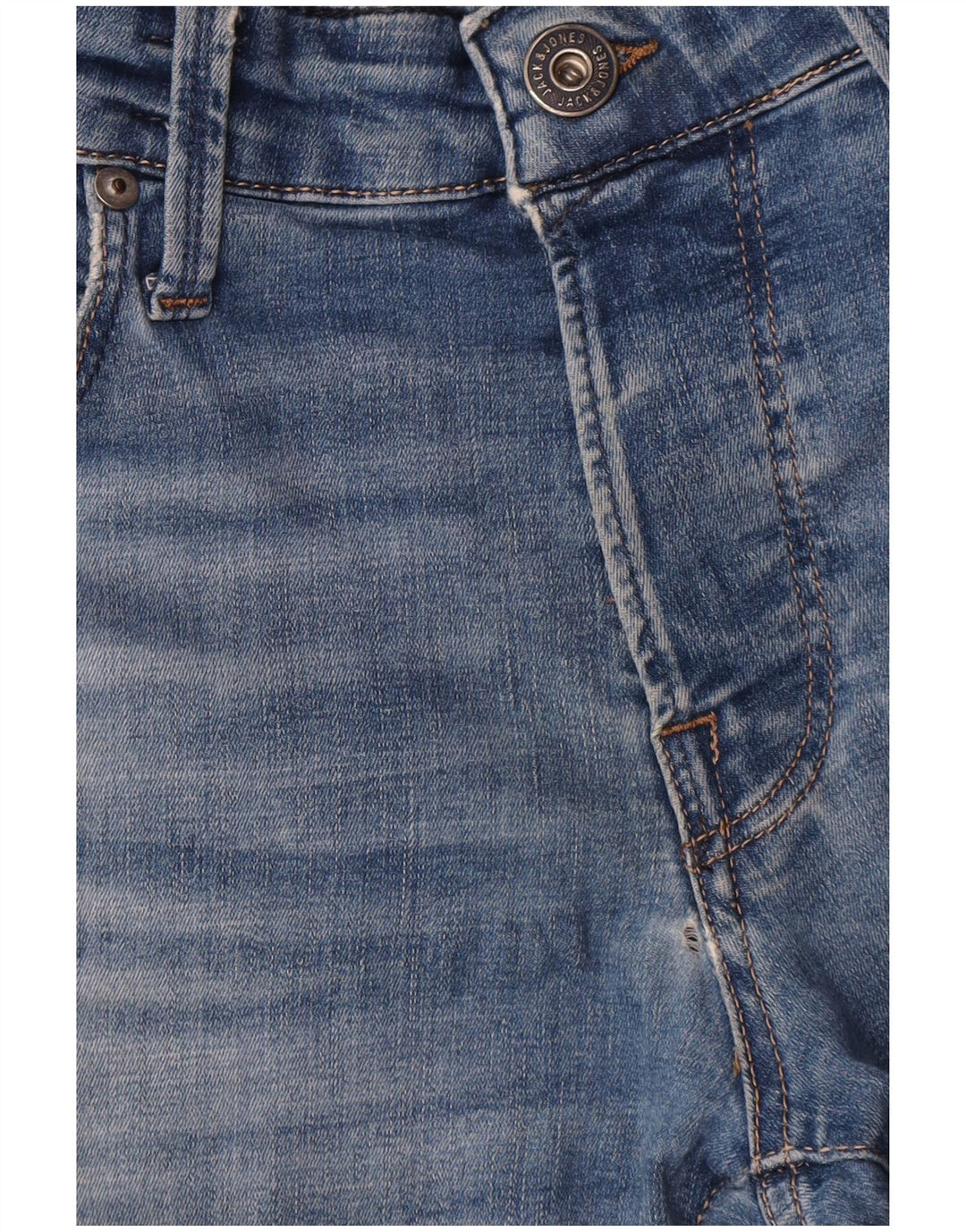 Jack & Jones Ανδρικό Τζιν GLENN Slim W32 L34 Μπλε βαμβακερό