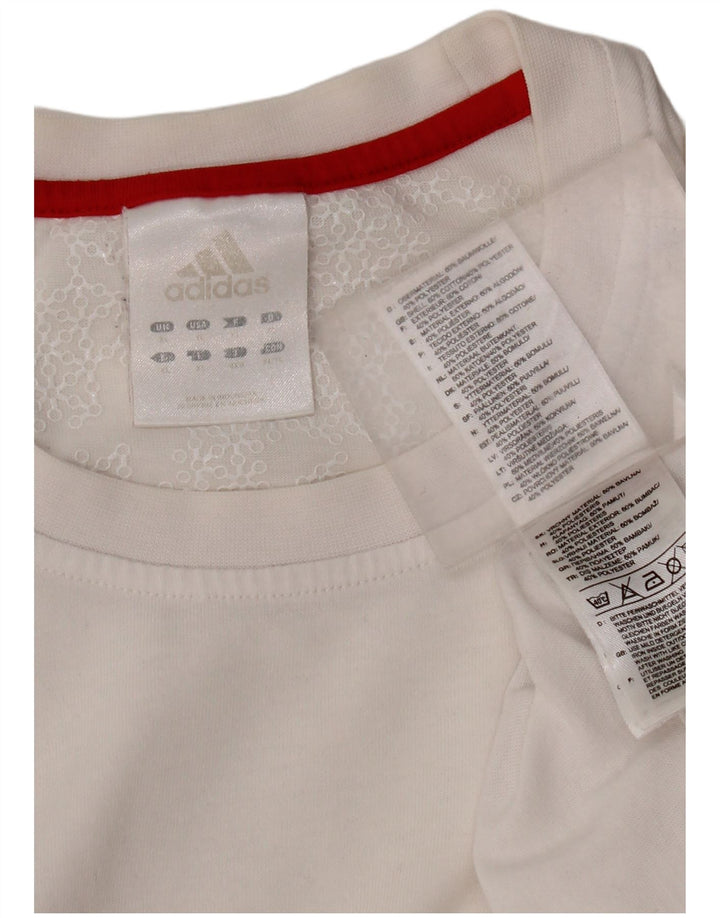 Ανδρικό T-Shirt Adidas Top XL Λευκό βαμβακερό