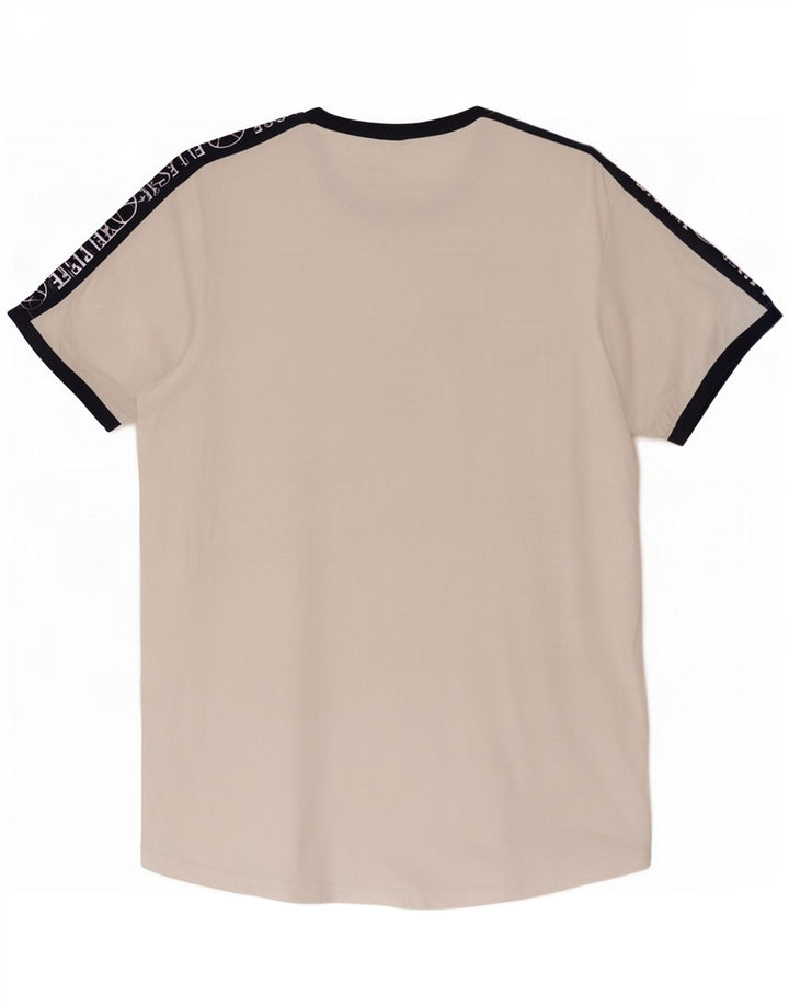 Ανδρικό γραφικό T-Shirt Ellesse Top Medium White Colourblock