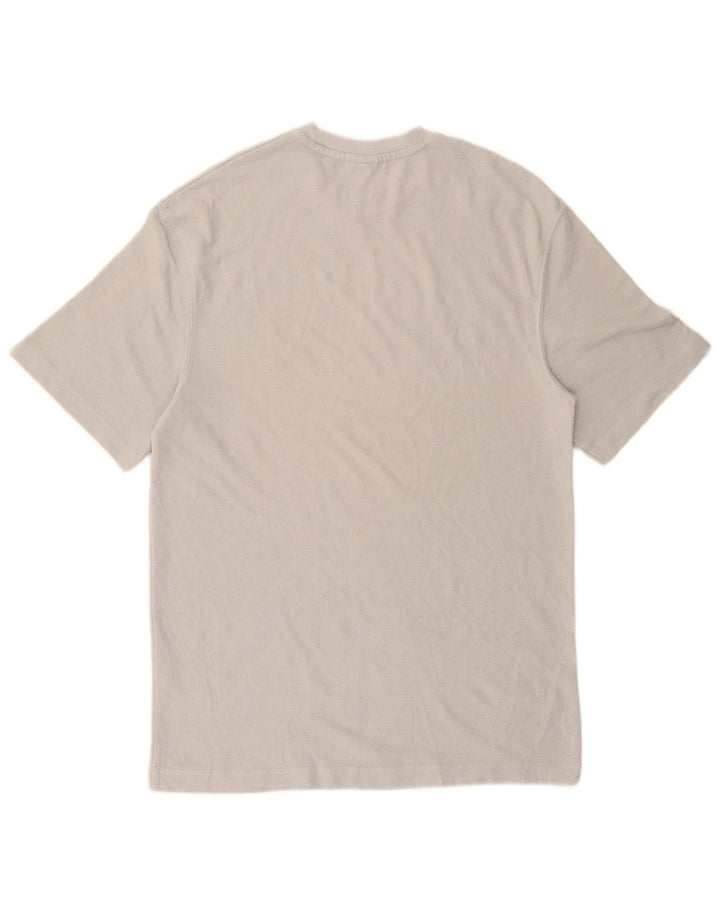 Ανδρικό T-Shirt Zara Τοπ μεσαίο γκρι βαμβακερό