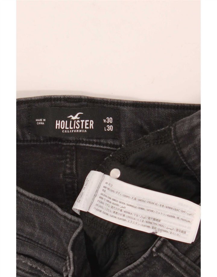 Ανδρικό τζιν Hollister Distressed Slim W30 L30 Γκρι βαμβακερό