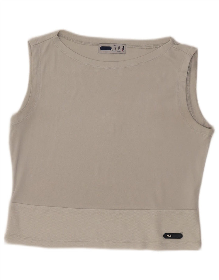 Fila Γυναικείο Γιλέκο Crop Top IT 50 XL Γκρι