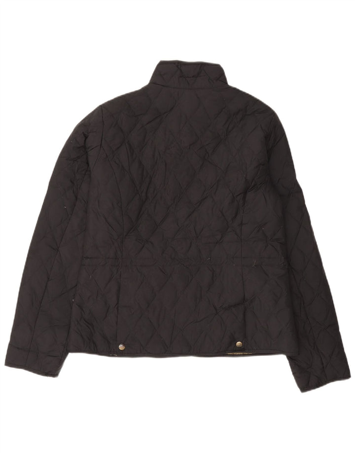 Γυναικείο καπιτονέ μπουφάν Eddie Bauer UK 14 Medium Μαύρο Πολυεστέρας