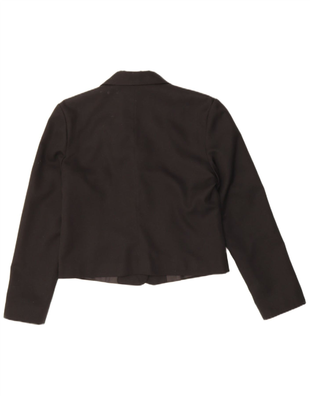 SASHA Womens Crop 3 Button Blazer Jacket EU 40 Medium Black Classic