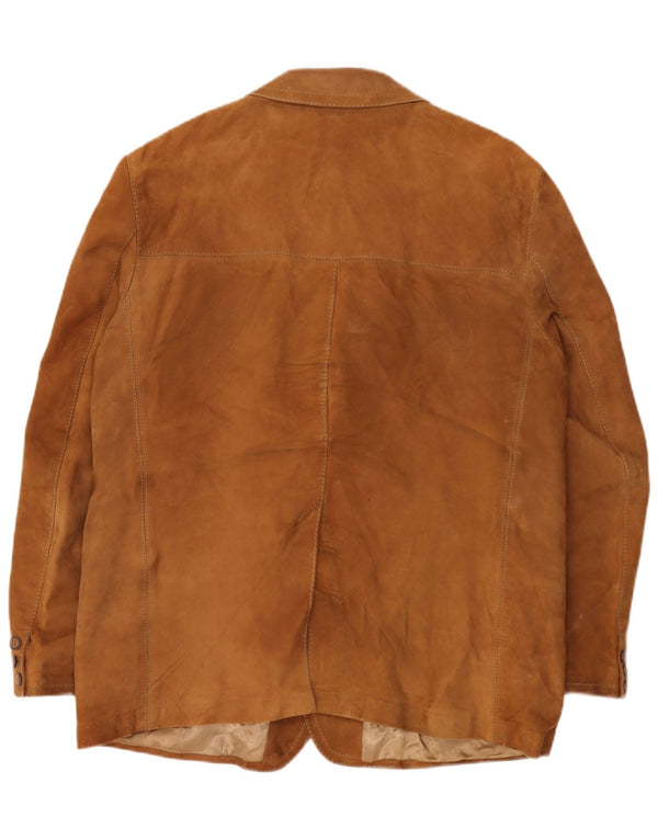 Vintage Ανδρικό Σουέντ Σακάκι με 3 κουμπιά UK 40 Large Beige