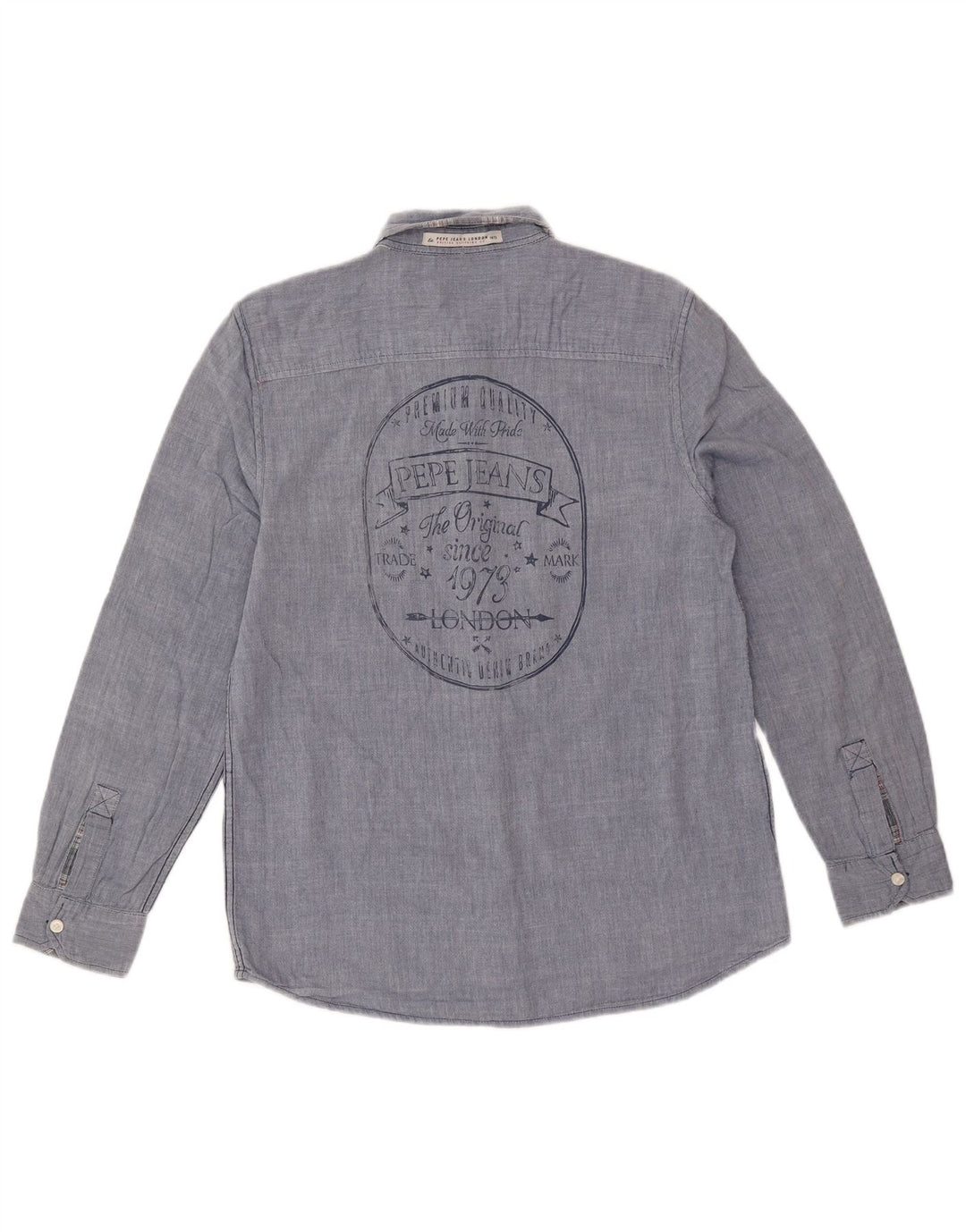 PEPE Jeans Γυναικείο Πουκάμισο UK 14 Medium Blue