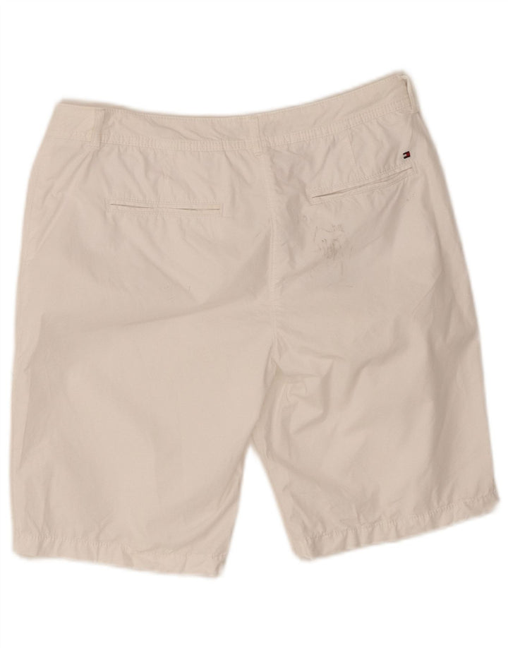 TOMMY HILFIGER Womens Chino Shorts US 6 Medium W28  White Cotton