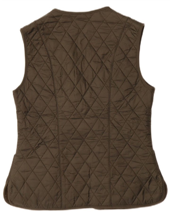 BARBOUR Γυναικείο καπιτονέ Gilet UK 12 Medium Khaki Polyamide