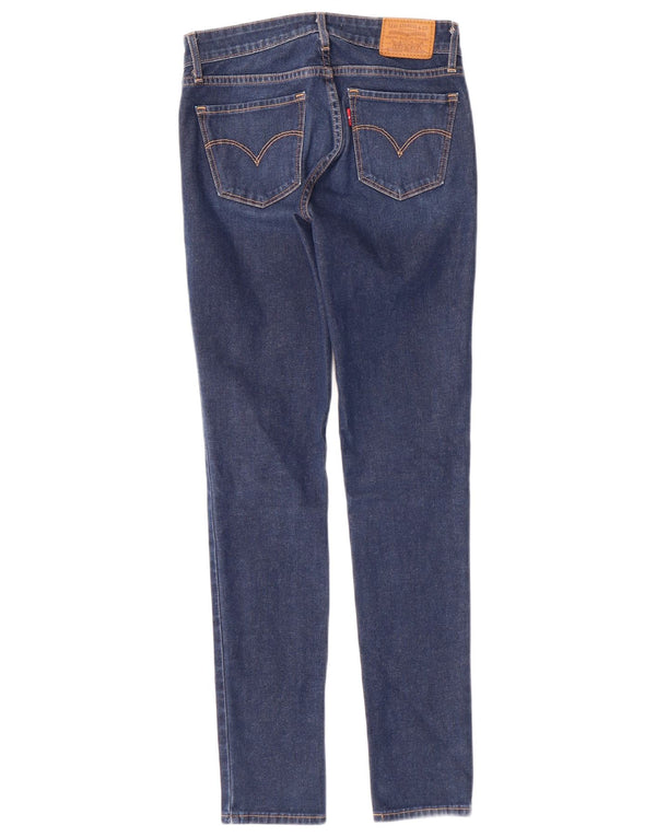 LEVI'S Γυναικείο 711 Skinny Jeans W25 L28 Μπλε Βαμβακερό