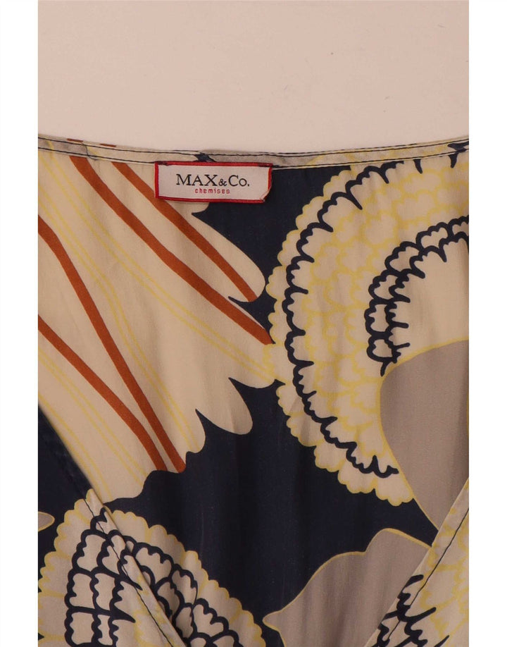 Max & Co. Γυναικεία Abstract Pattern Μπλούζα Top UK 12 Medium Multicoloured