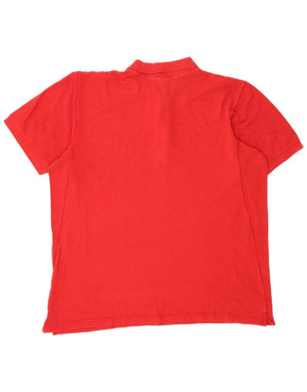 Ανδρικό μπλουζάκι πόλο NIKE UK 45/47 XL Κόκκινο βαμβακερό