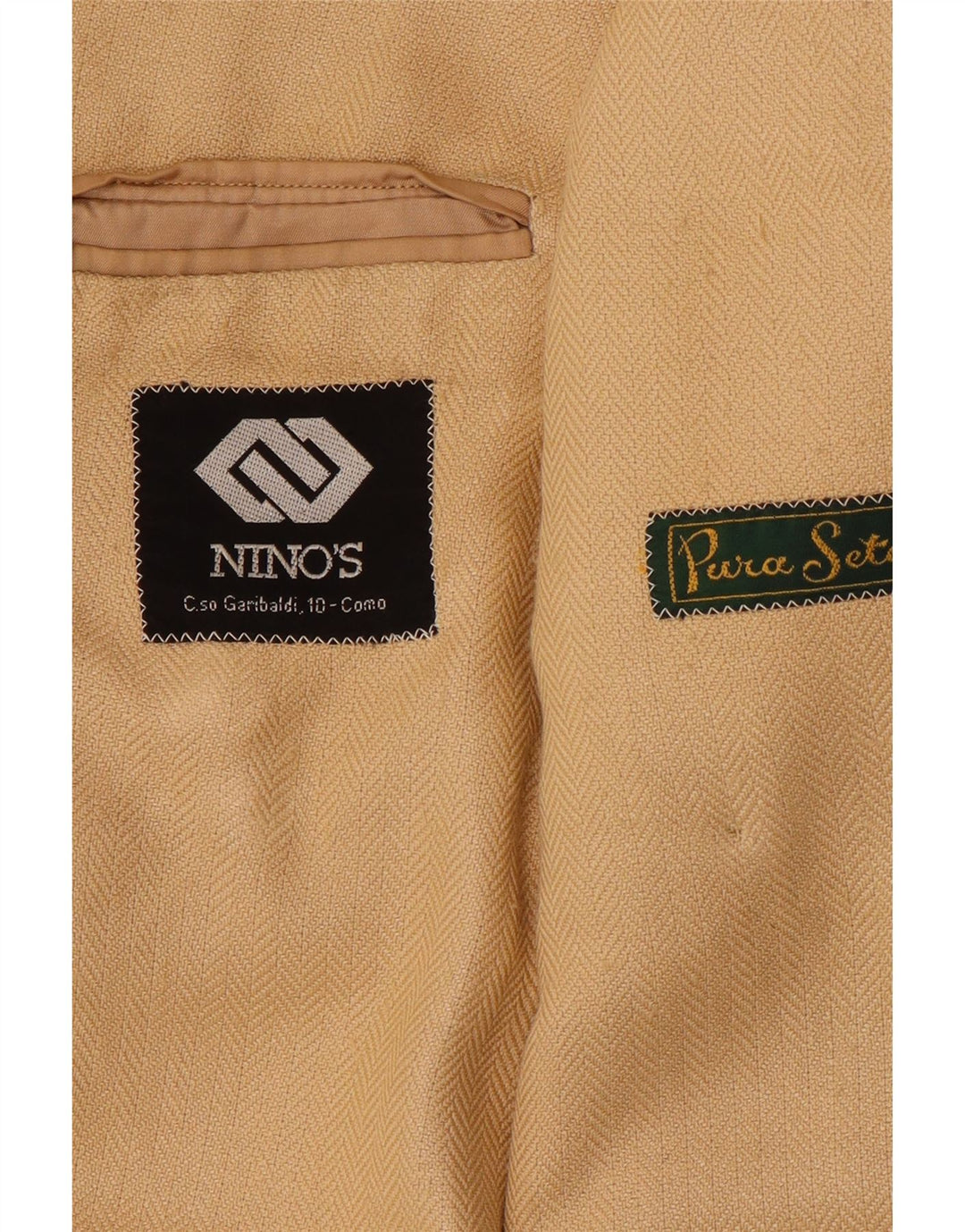 Vintage Ανδρικό Διπλό Μπουφάν Μπλέιζερ IT 50 Μεγάλο Μπεζ