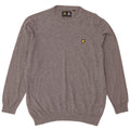 Ανδρικό πουλόβερ με λαιμόκοψη Lyle & Scott XL Γκρι βαμβακερό