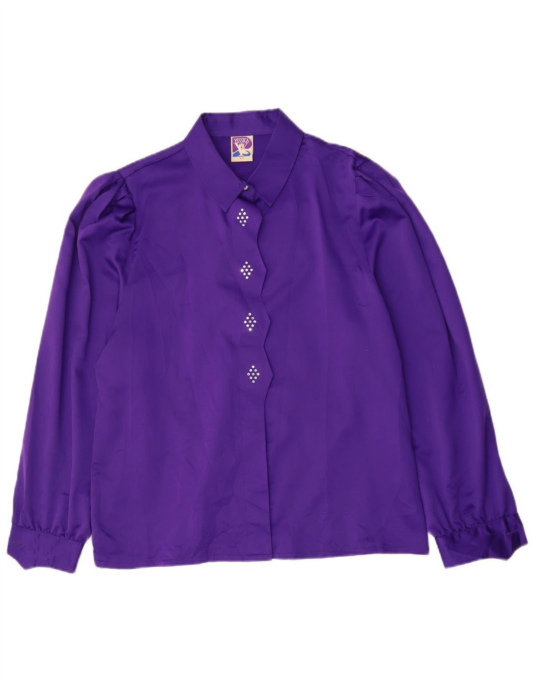 Yessica Γυναικείο πουκάμισο μπλούζα EU 44 XL Purple Polyester